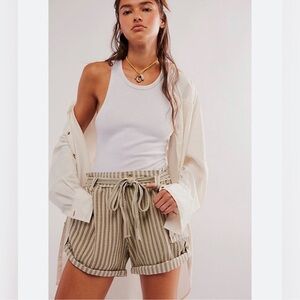 Free people FP One Harriet striped shorts